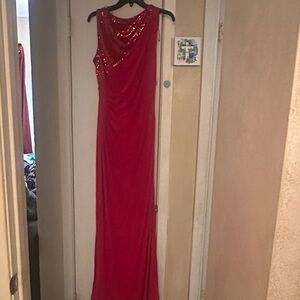 Elegant Red Evening Gown